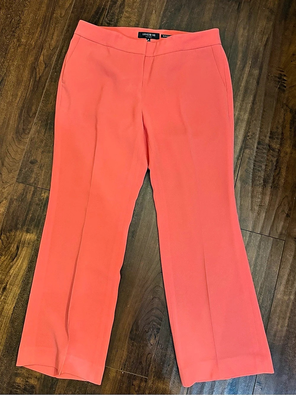 Lafayette 148 New York Manhattan Pant Flare Pants Pink Size 2